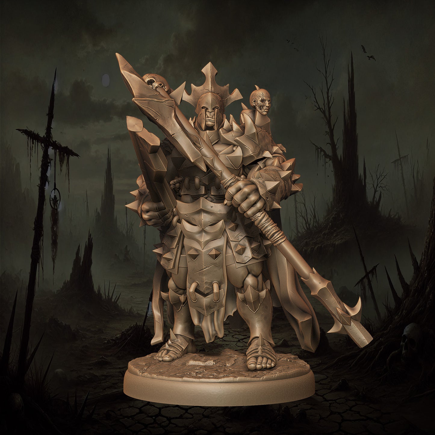Monolith Arts - Orcs - Warlord #1 - DnD/TTRPG Figure/Miniature