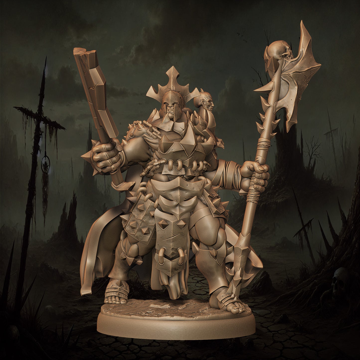 Monolith Arts - Orcs - Warlord #4 - DnD/TTRPG Figure/Miniature