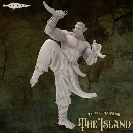 Skadi Studios - The Island - Orc Monk - DnD/TTRPG Figure/Miniature