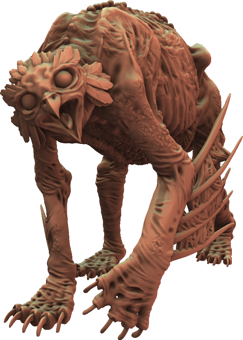 Crippled God Foundry - Shadowcurse - Owlbear - DnD/TTRPG Figure/Miniature