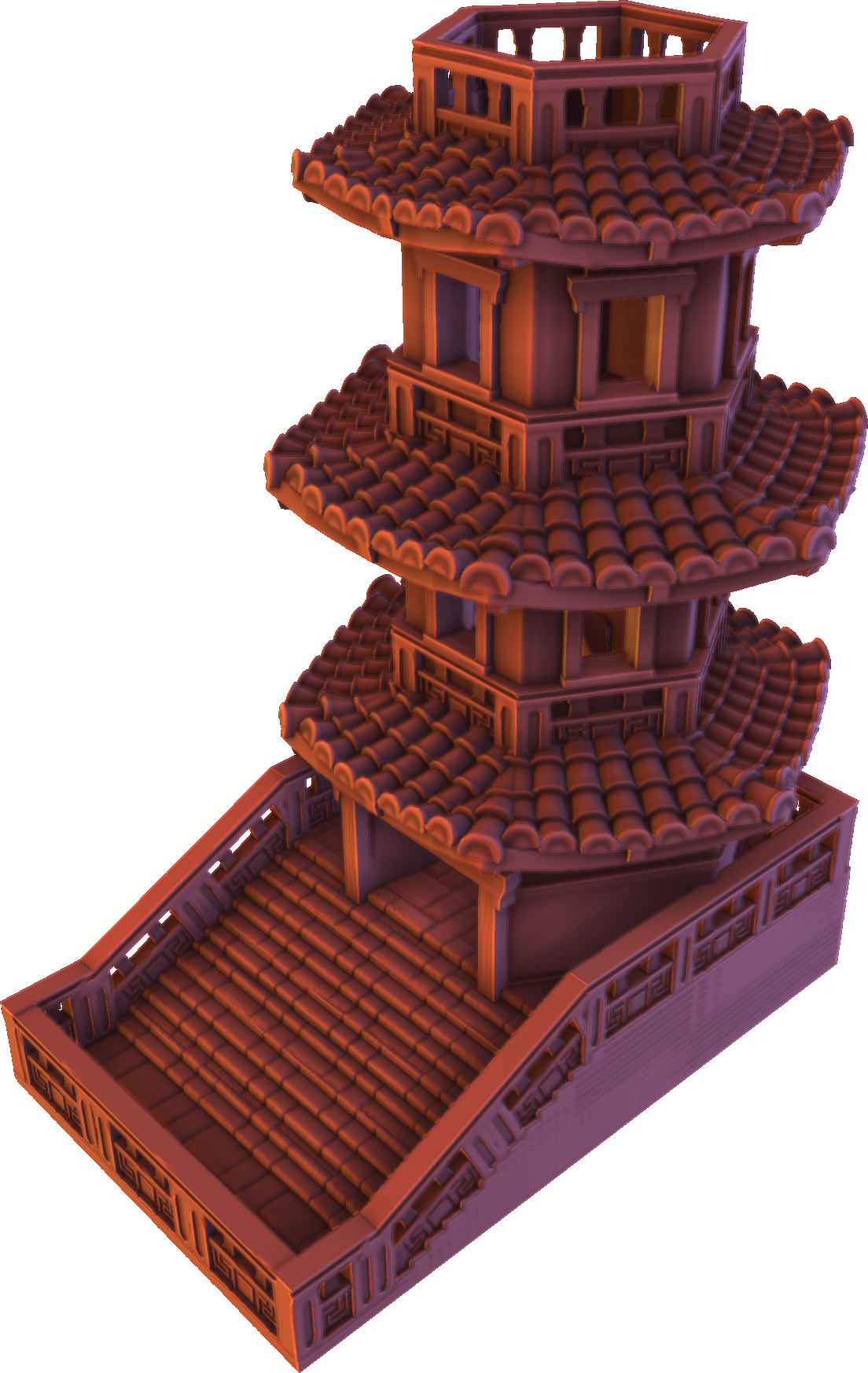 Crosslances - Dice Tower - Pagoda - DnD/TTRPG/Roleplaying/Wargames