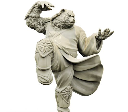 Brayan Nafarrate - Bestiary #4 - Bearfolk #1 - DnD/TTRPG Figure/Miniature