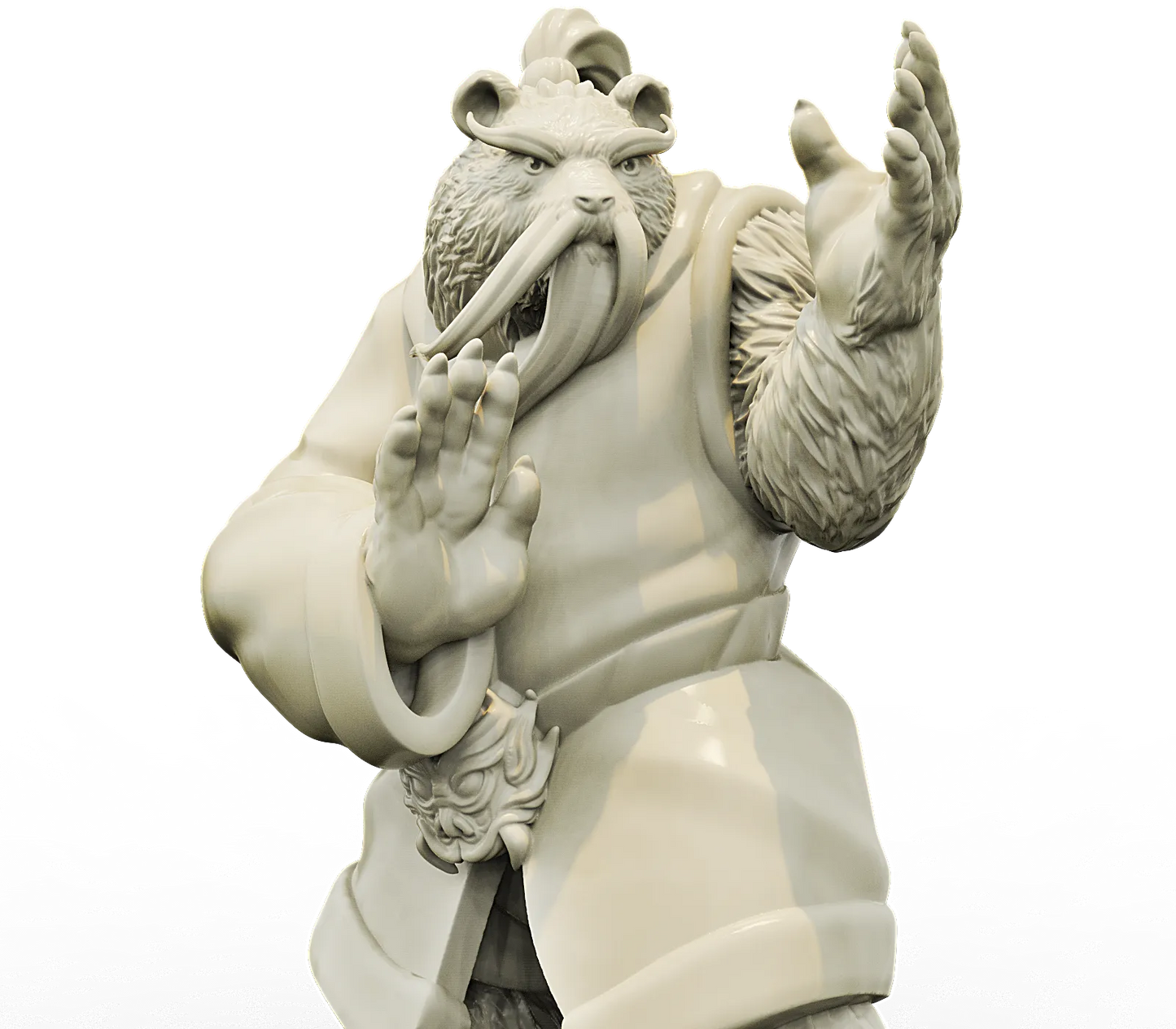 Brayan Nafarrate - Bestiary #4 - Bearfolk #3 - DnD/TTRPG Figure/Miniature