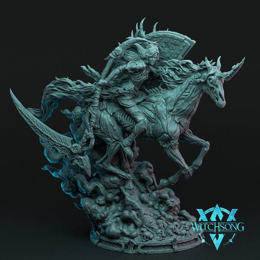 Witchsong Miniatures - Persephone, Death Reborn (Mounted) - Helios3DPrinting