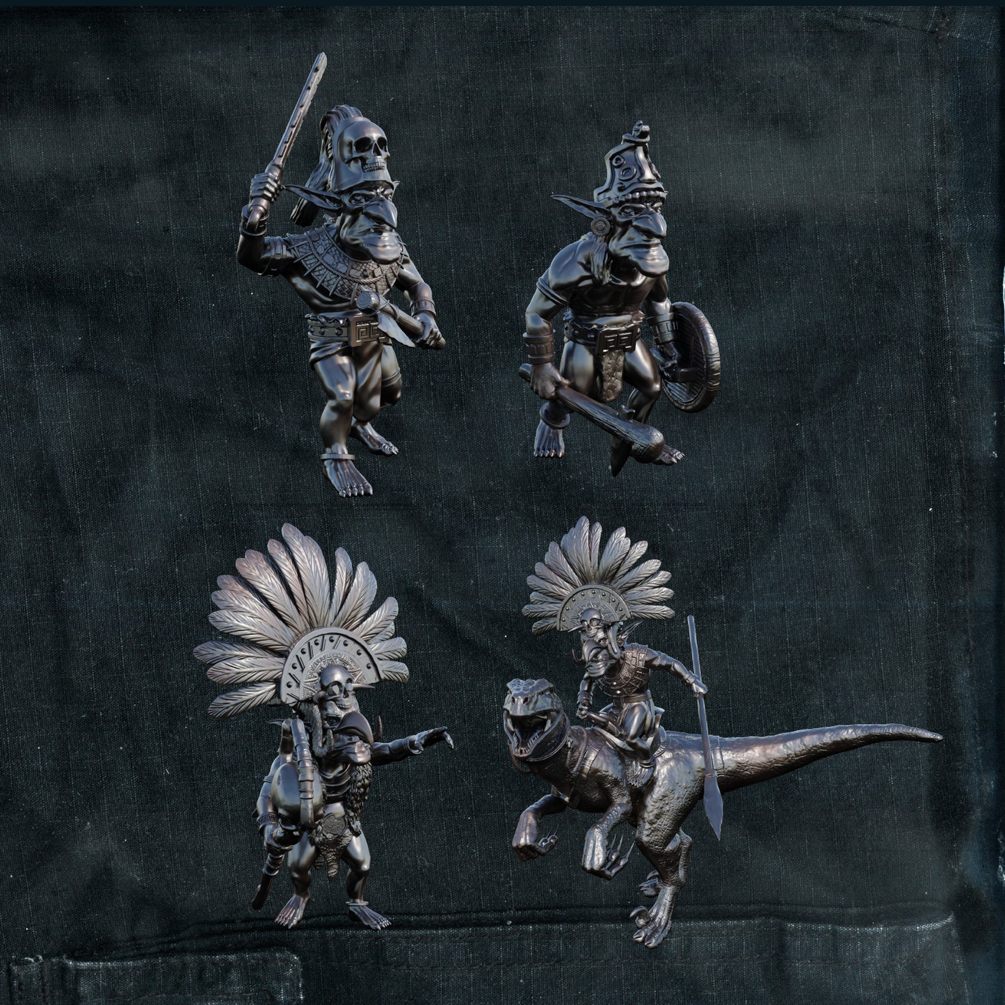 Skadi Studios - Helmsman's Shanties - Goblin Tribals - DnD/TTRPG Figure/Miniature