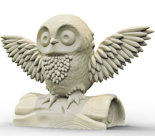 Brayan Nafarrate - Bestiary #4 - Pet Owl - DnD/TTRPG Figure/Miniature