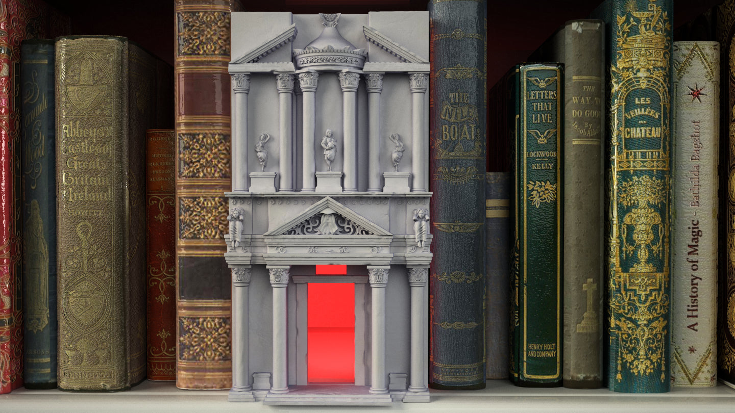 Crosslances - Book Nook/Shelf Insert - Petra