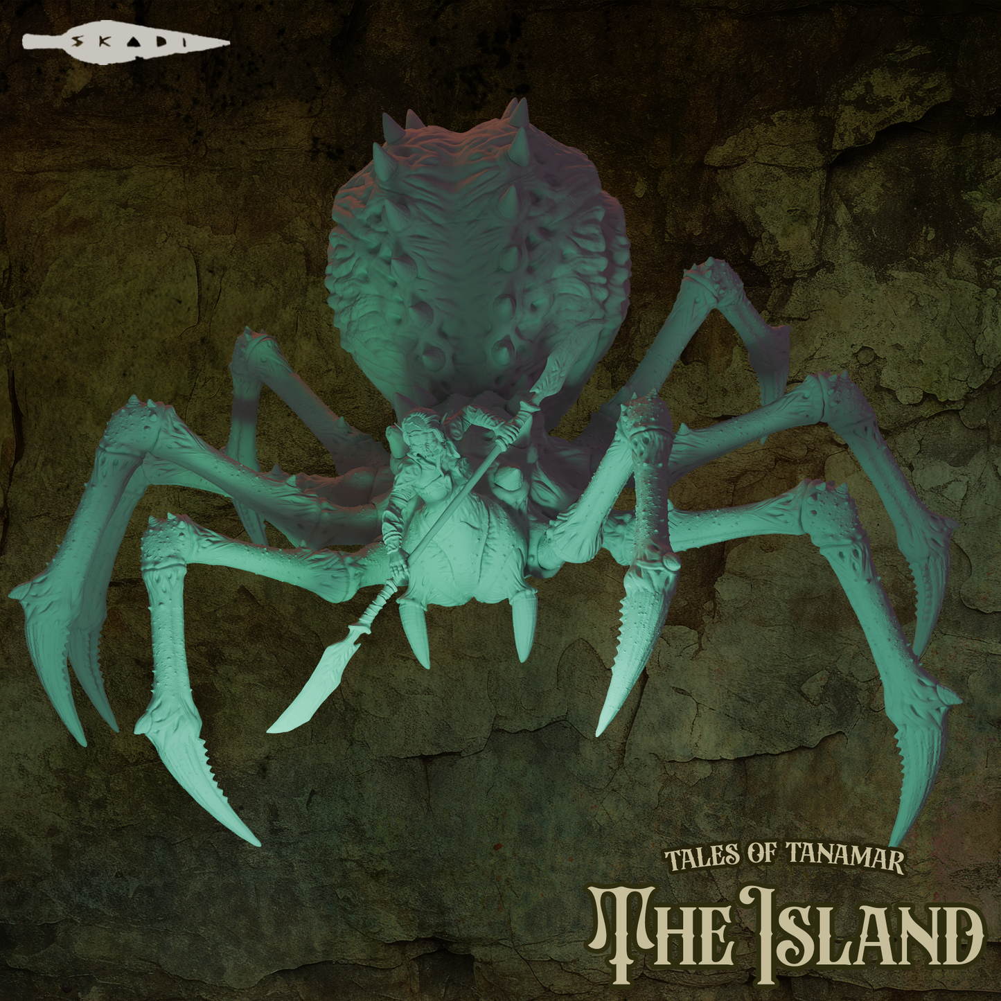 Skadi Studios - The Island - Drider - DnD/TTRPG Figure/Miniature