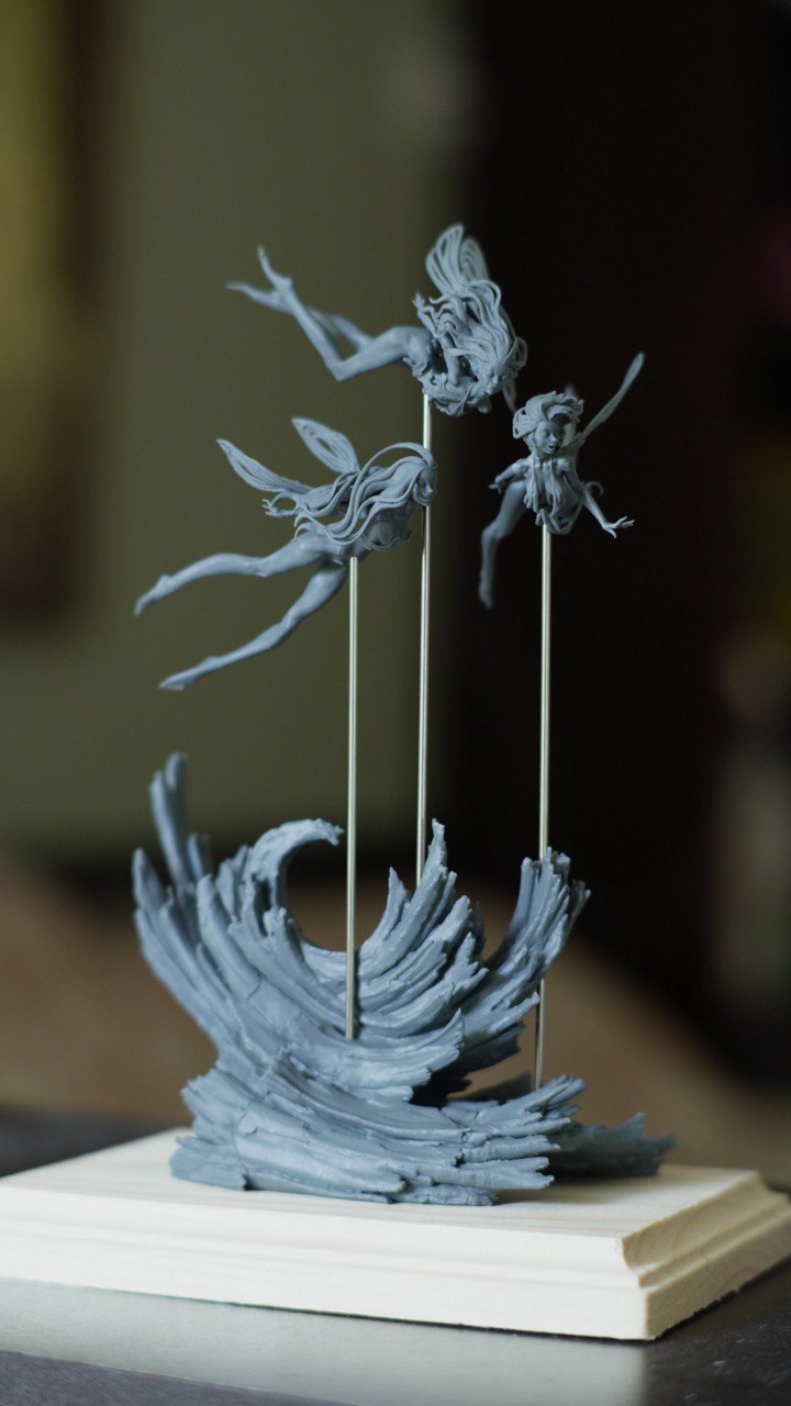Blackthorn Miniatures - Whispering Forest - Pixies - 75mm Pin Up/Figure/Model/Diorama
