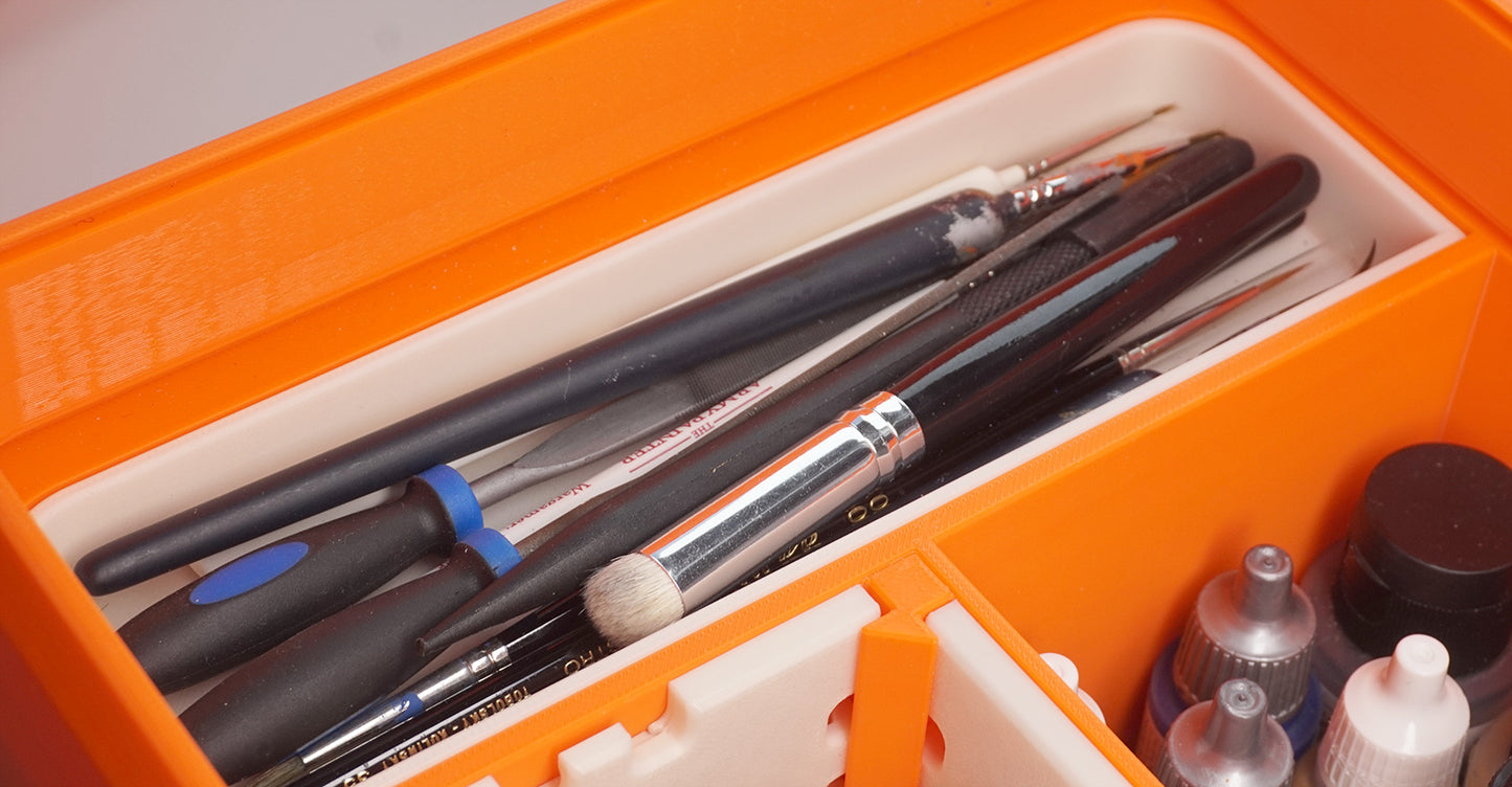 Jorrit - Hobby Paint Crate - Portable Painting System - Paint Minis Anywhere!