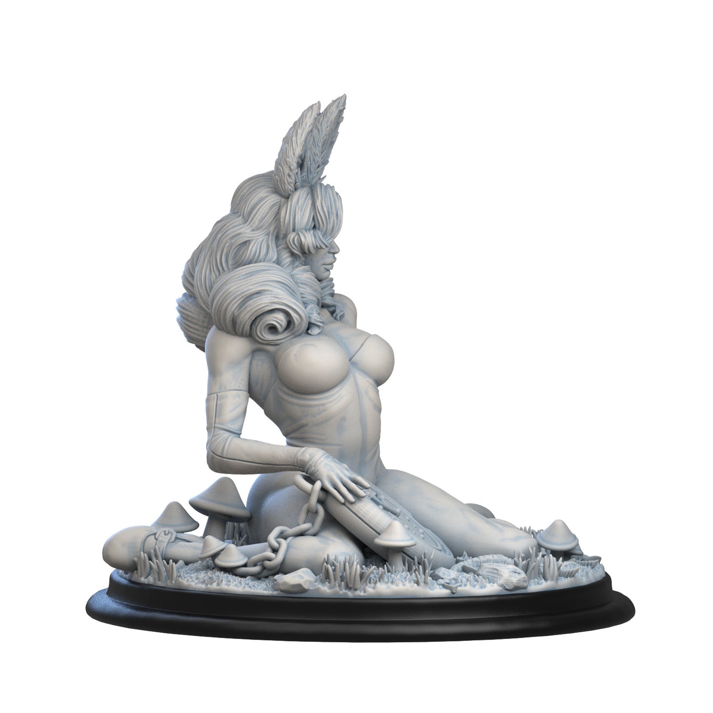Silvia Corso - White Rabbit - 75mm Pin Up/Figure/Model/Diorama