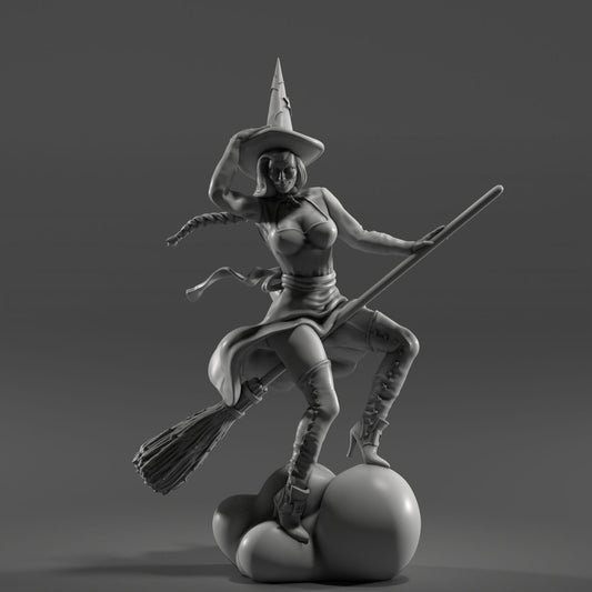 Medusa Miniatures - Halloween Witch - 75mm Pin Up/Figure/Model/Diorama