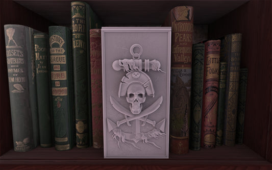 Crosslances - Book Nook/Shelf Insert - Pirate