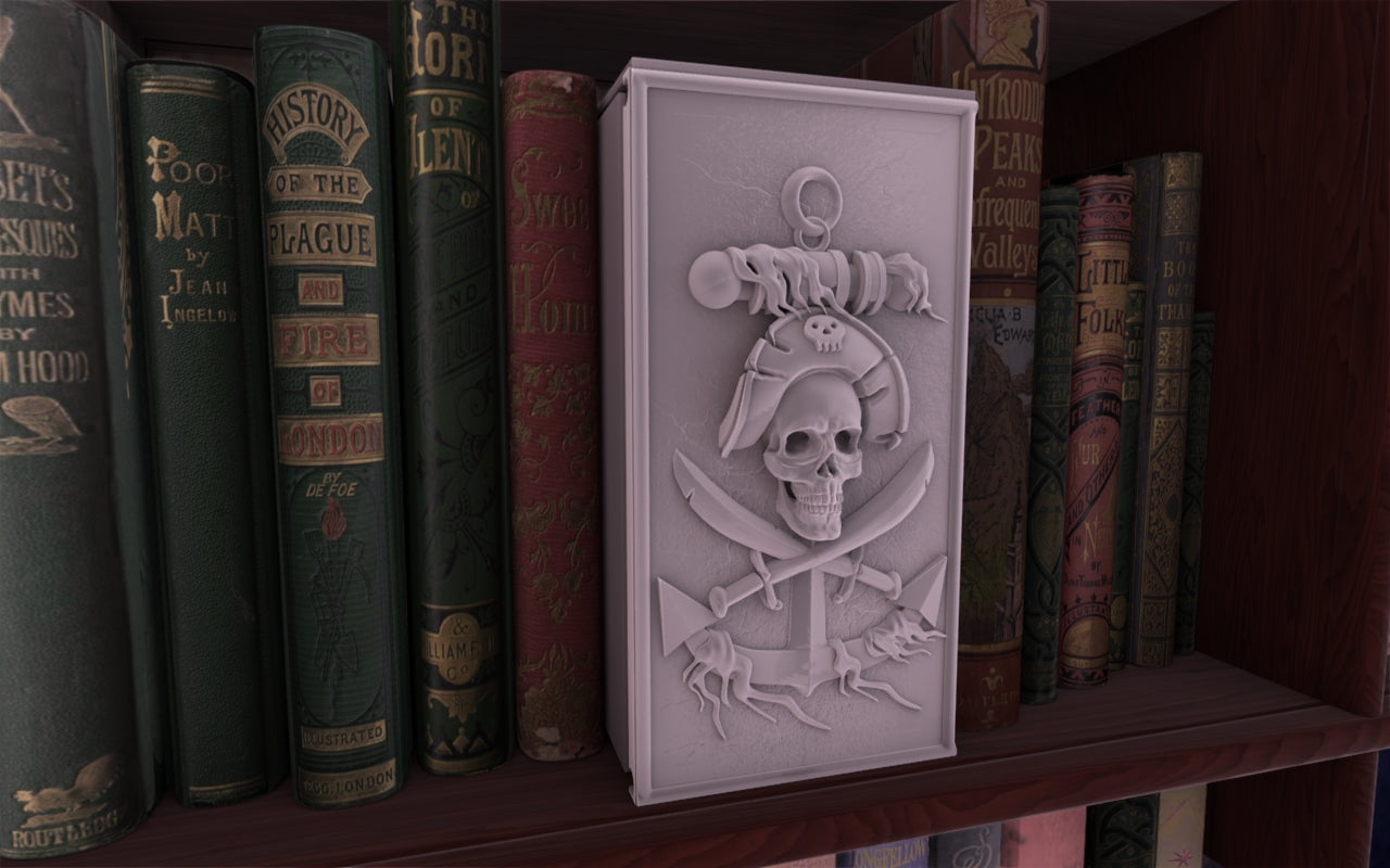 Crosslances - Book Nook/Shelf Insert - Pirate