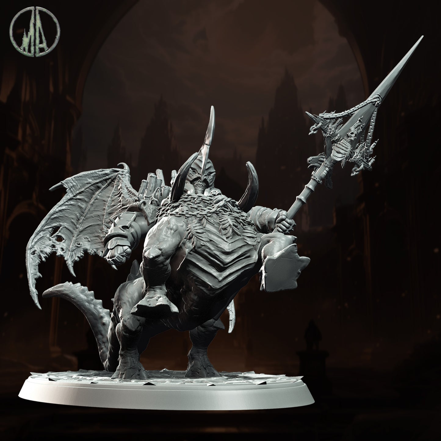 Monolith Arts - Underworld Creatures - Pit Lord #3 - DnD/TTRPG Figure/Miniature