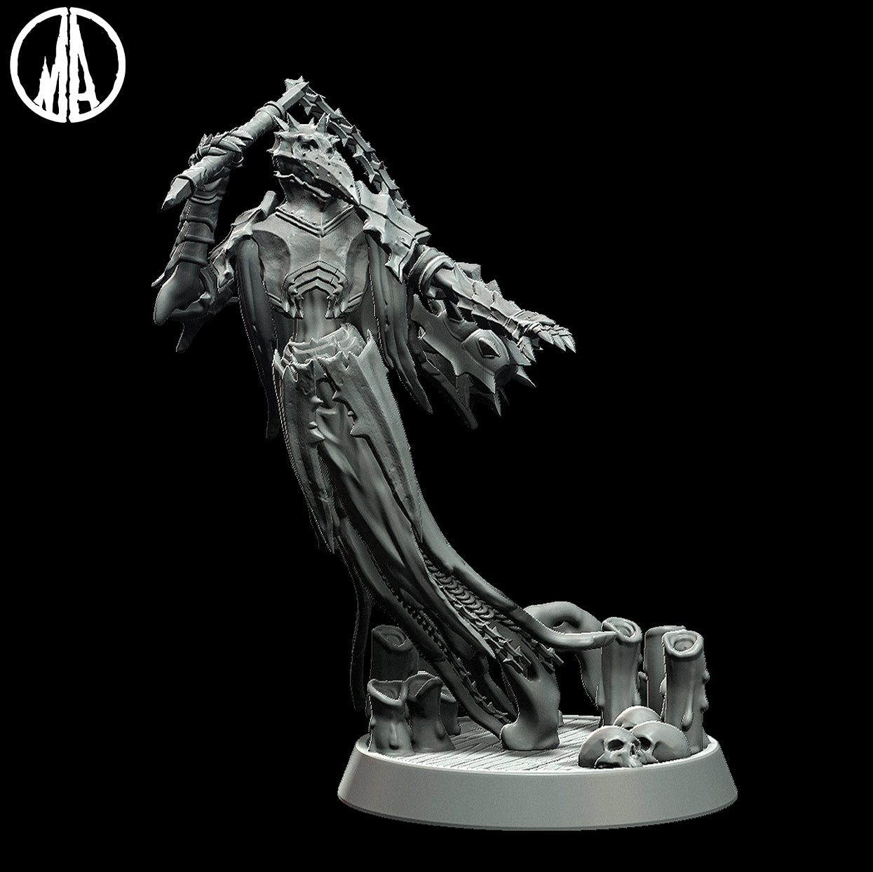 Monolith Arts - Lost Souls - Plagued Wraith - DnD/TTRPG Figure/Miniature