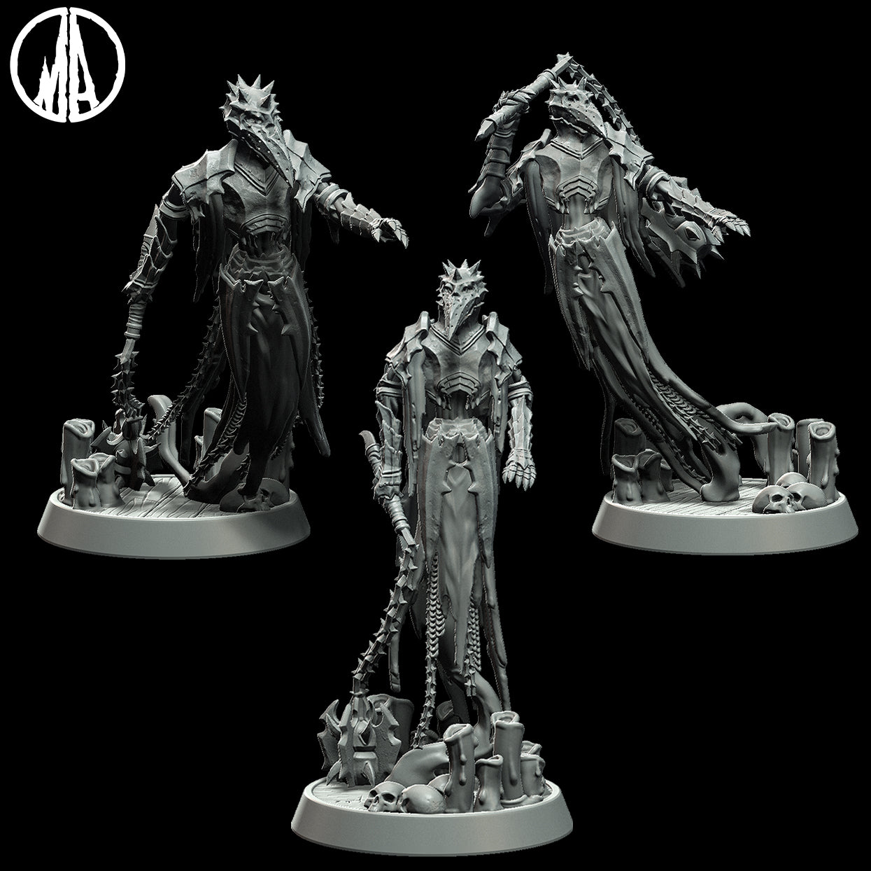 Monolith Arts - Lost Souls - Plagued Wraith - DnD/TTRPG Figure/Miniature