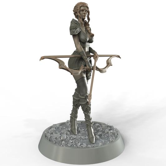 FireForge Studio - Elf Archer: Elaria #1 - 75mm Pin Up/Figure/Model/Diorama