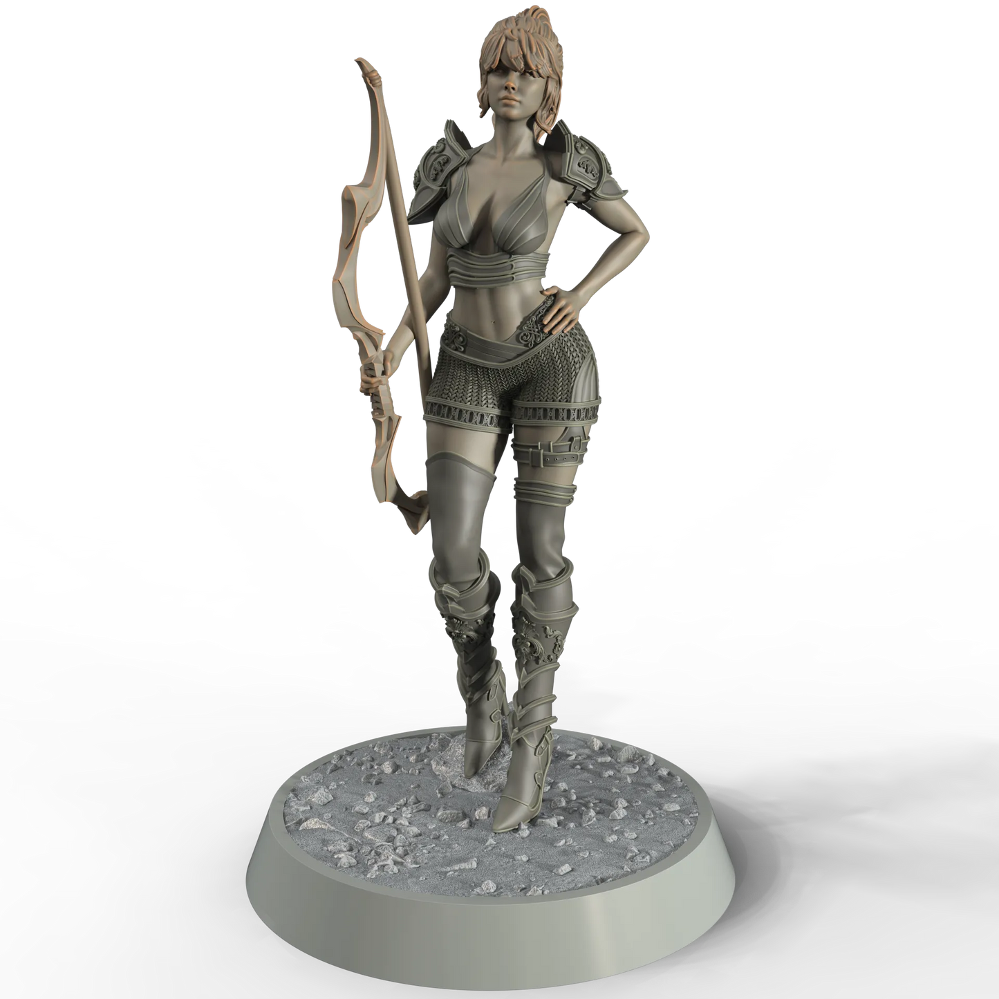 FireForge Studio - Elf Archer: Elaria #2 - 75mm Pin Up/Figure/Model/Diorama