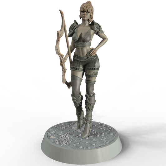 FireForge Studio - Elf Archer: Elaria #2 - 75mm Pin Up/Figure/Model/Diorama