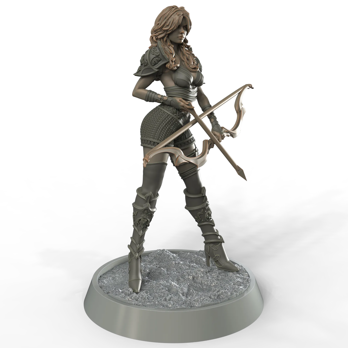 FireForge Studio - Elf Archer: Elaria #3 - 75mm Pin Up/Figure/Model/Diorama