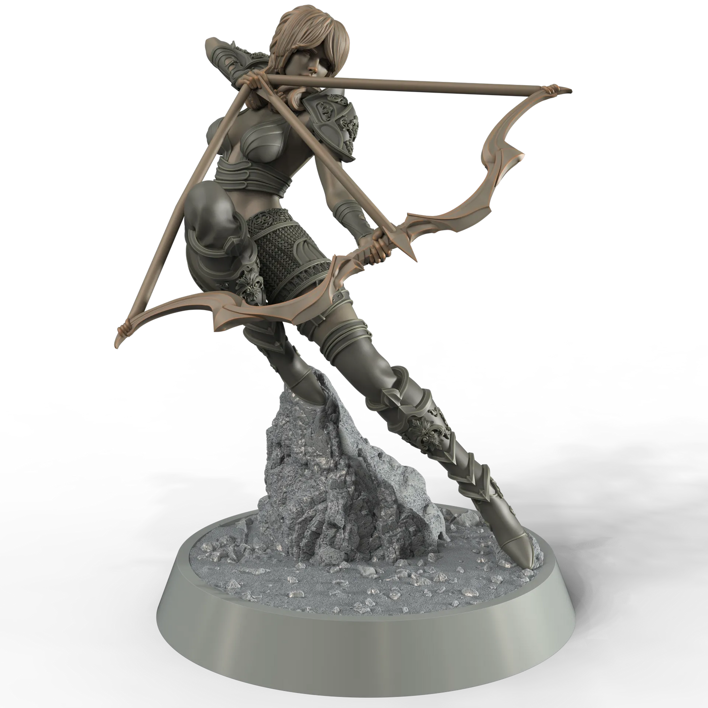 FireForge Studio - Elf Archer: Elaria #4 - 75mm Pin Up/Figure/Model/Diorama