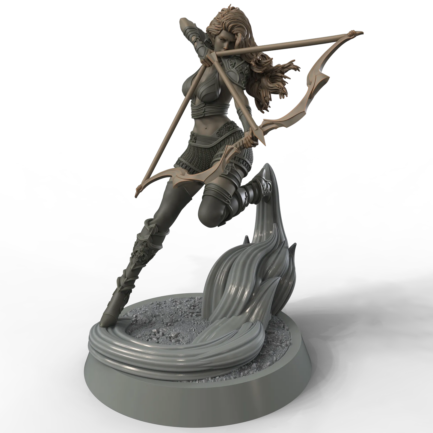 FireForge Studio - Elf Archer: Elaria #5 - 75mm Pin Up/Figure/Model/Diorama