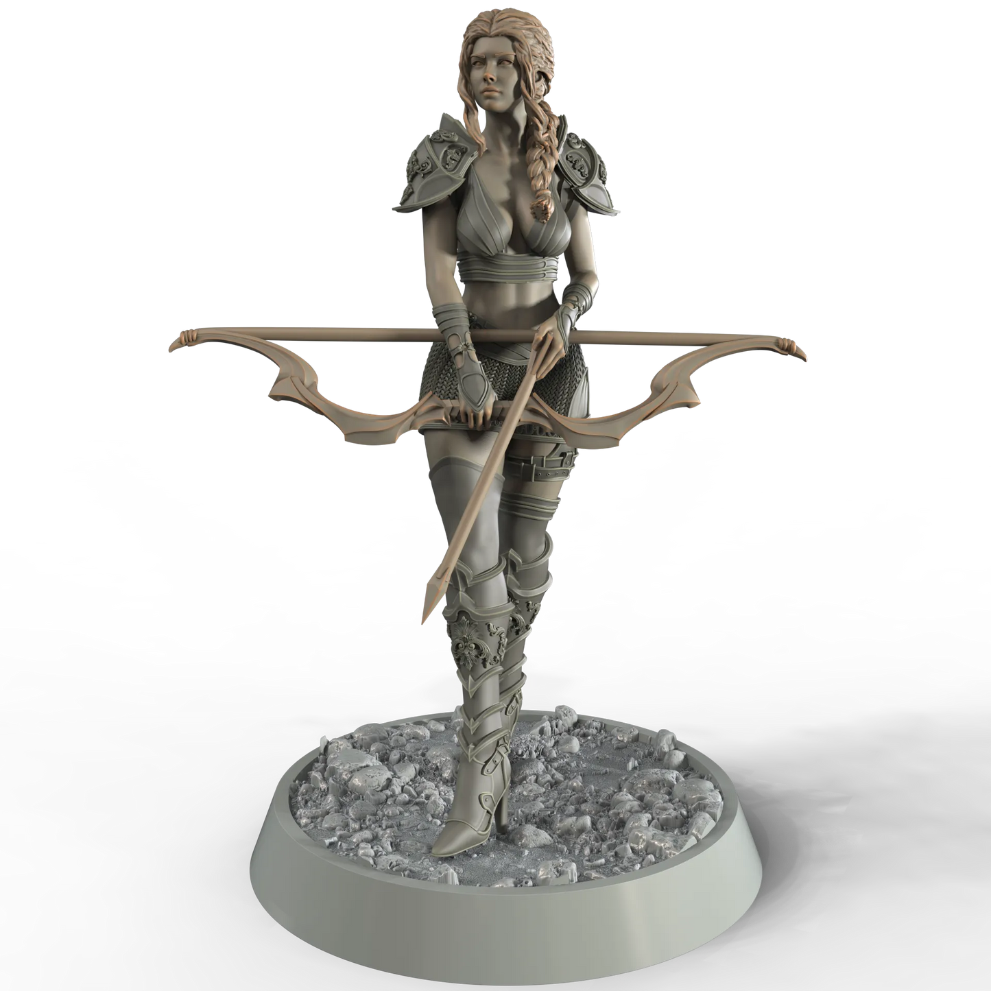 FireForge Studio - Elf Archer: Elaria #1 - 75mm Pin Up/Figure/Model/Diorama