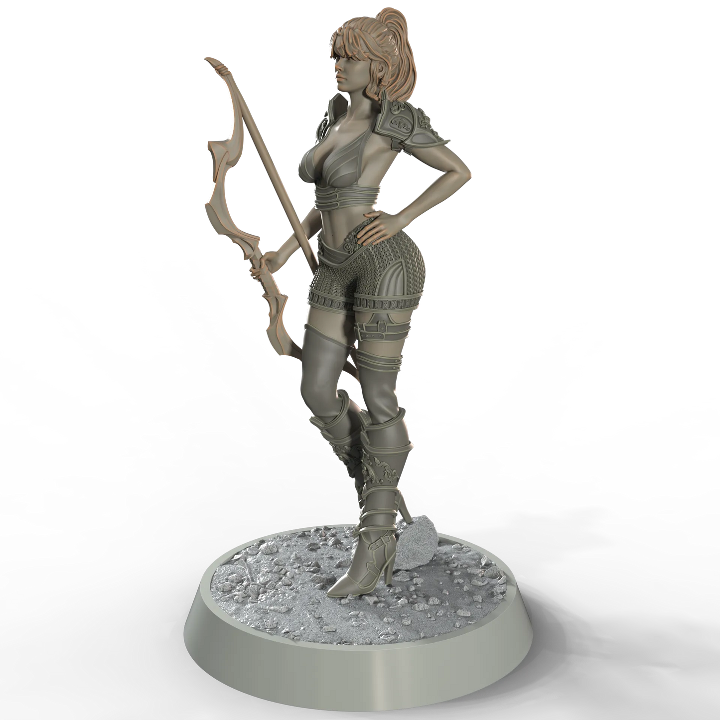 FireForge Studio - Elf Archer: Elaria #2 - 75mm Pin Up/Figure/Model/Diorama