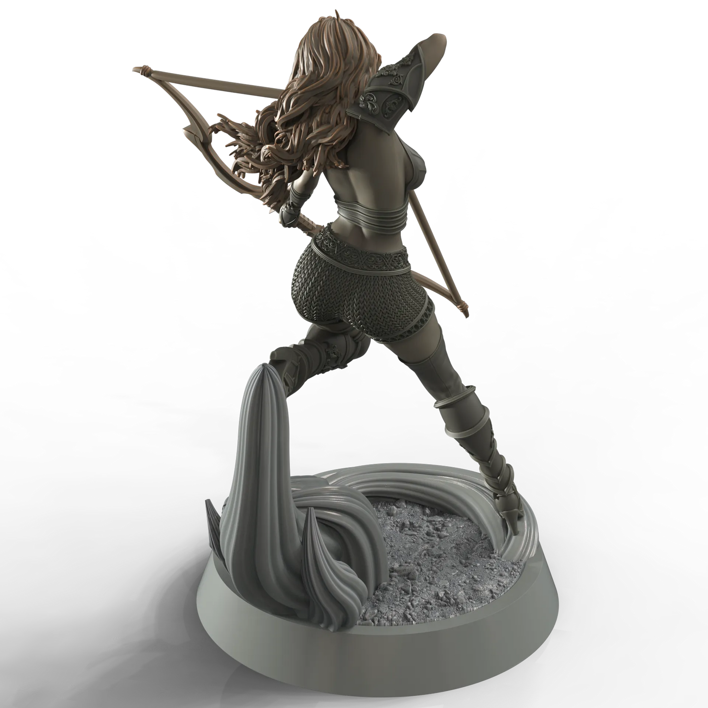 FireForge Studio - Elf Archer: Elaria #5 - 75mm Pin Up/Figure/Model/Diorama
