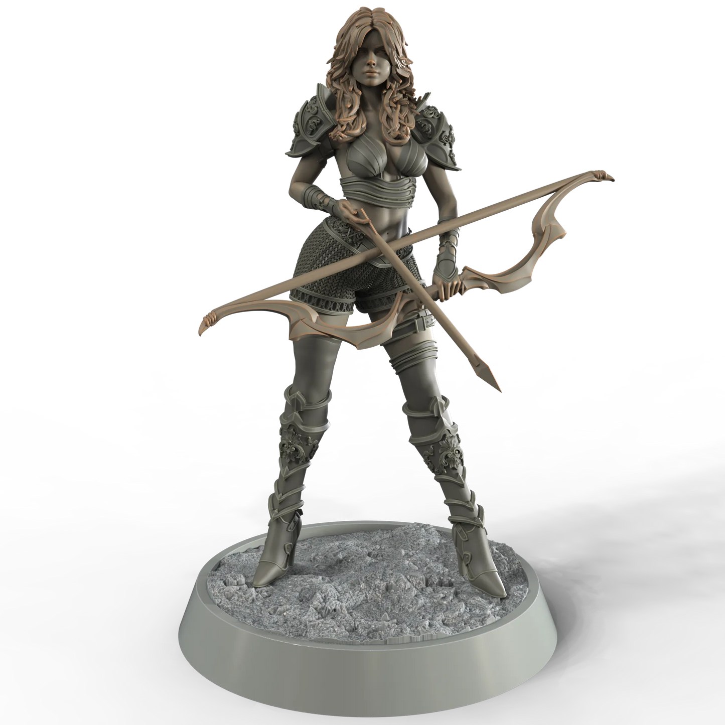 FireForge Studio - Elf Archer: Elaria #3 - 75mm Pin Up/Figure/Model/Diorama