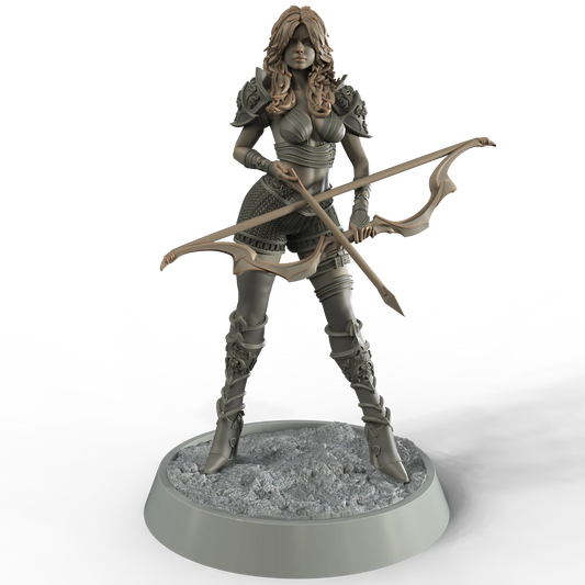 FireForge Studio - Elf Archer: Elaria #3 - 75mm Pin Up/Figure/Model/Diorama
