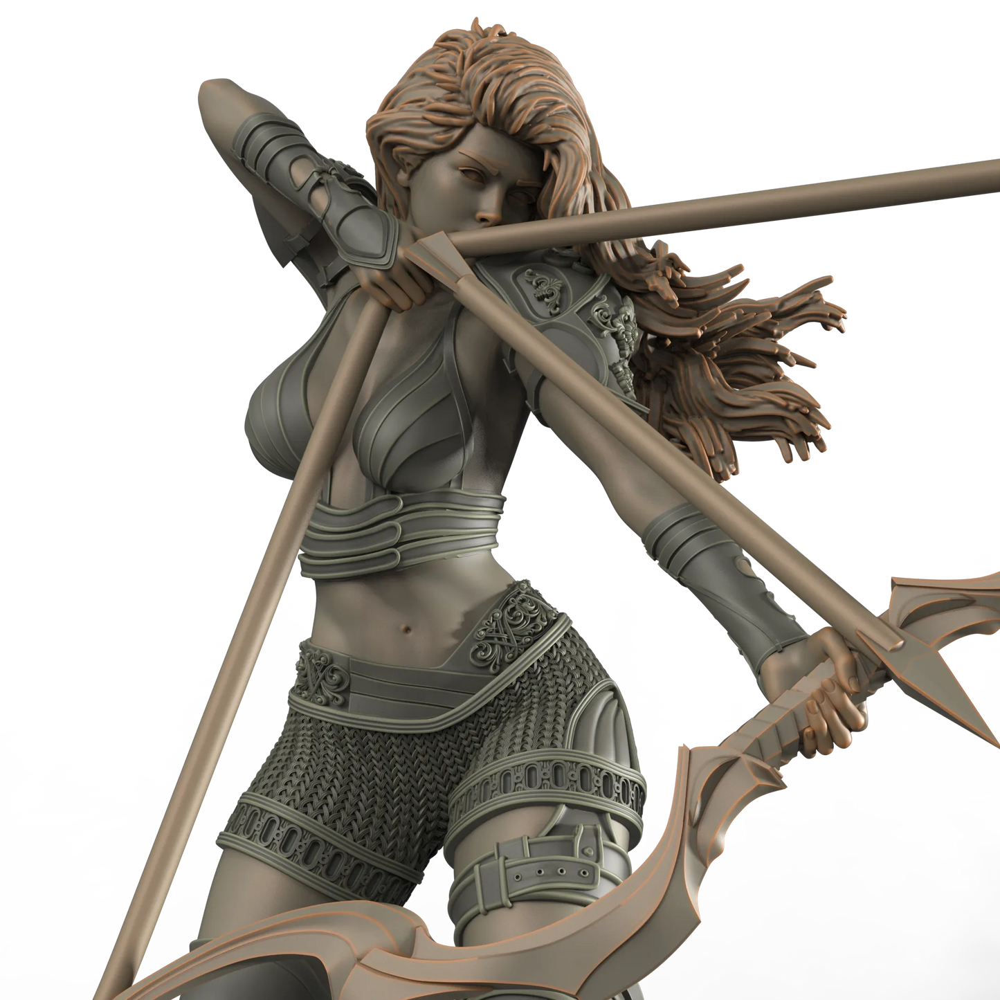 FireForge Studio - Elf Archer: Elaria #5 - 75mm Pin Up/Figure/Model/Diorama