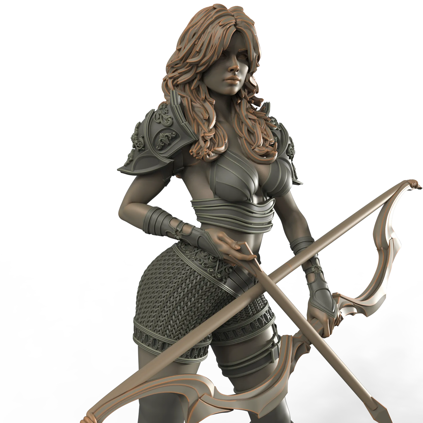 FireForge Studio - Elf Archer: Elaria #3 - 75mm Pin Up/Figure/Model/Diorama