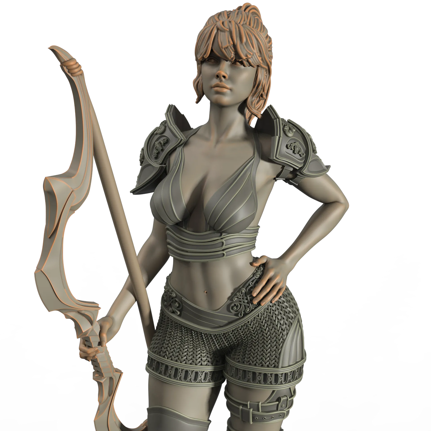 FireForge Studio - Elf Archer: Elaria #2 - 75mm Pin Up/Figure/Model/Diorama
