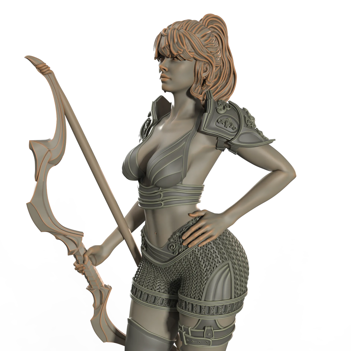 FireForge Studio - Elf Archer: Elaria #2 - 75mm Pin Up/Figure/Model/Diorama