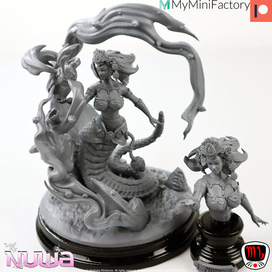 Mojibake - Hidden in the Shadows - Nuwa, Goddess of Creation - 120mm Pin Up/Figure/Model/Diorama - Helios3DPrinting