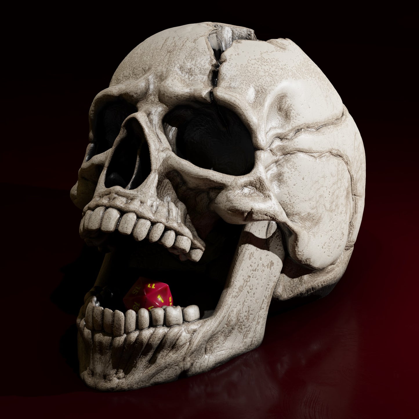 Safehold - Cracked Skull Dice Tower - DnD/TTRPG Figure/Miniature