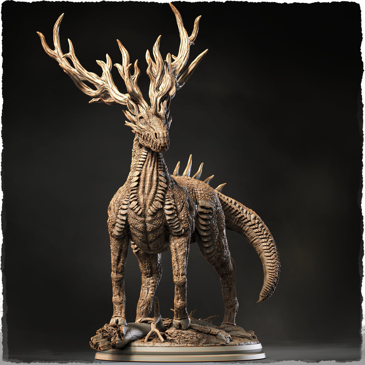 Evox Arts - World Dragons #2 - Qilin/Kirin - DnD/TTRPG Figure/Miniature