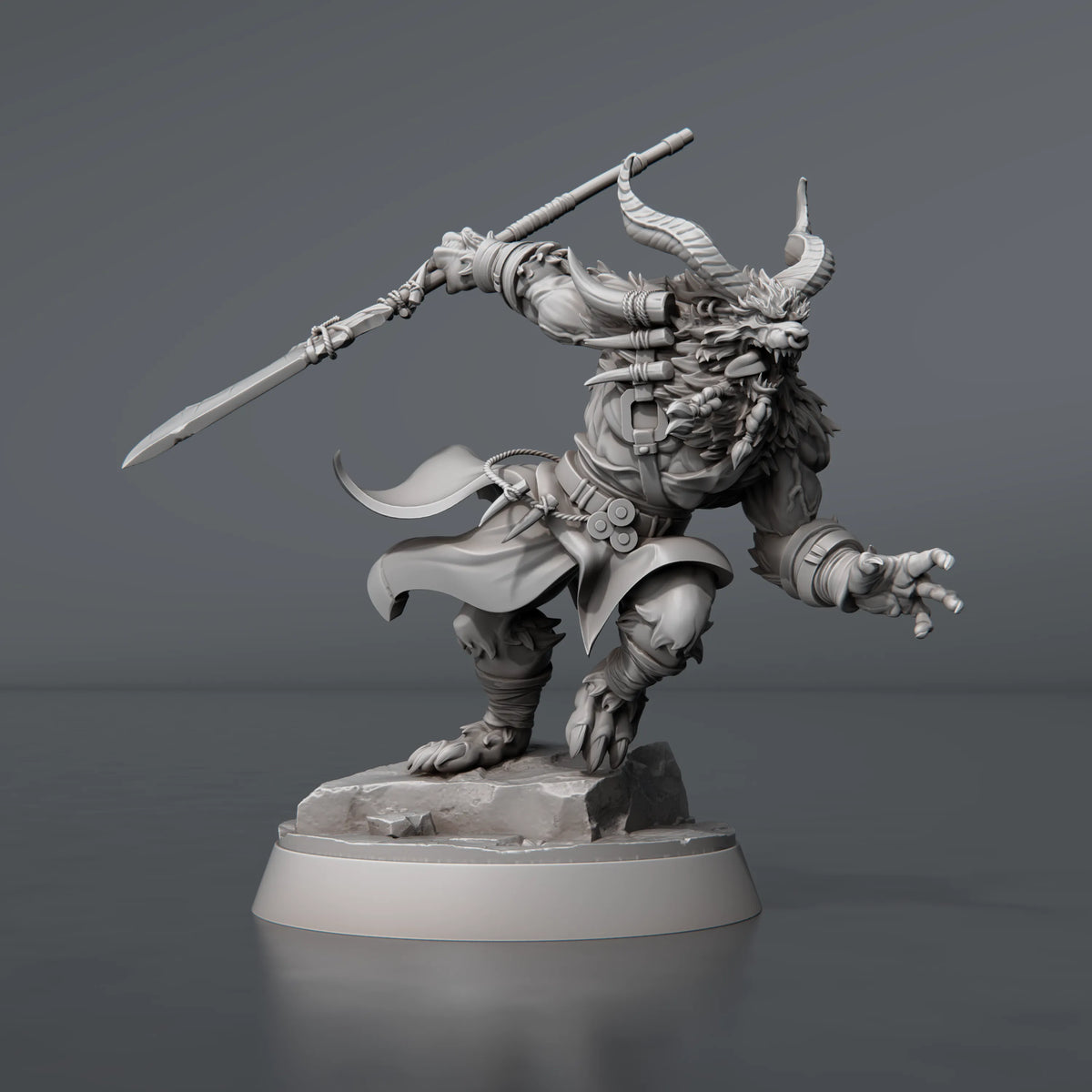 STL Miniatures - Gnoll - DnD/TTRPG Figure/Miniature