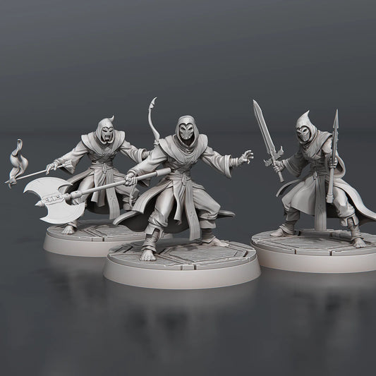 STL Miniatures - Temple Guardians #1 - DnD/TTRPG Figure/Miniature