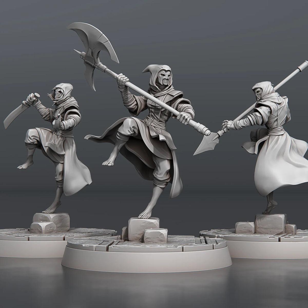 STL Miniatures - Temple Guardians #3 - DnD/TTRPG Figure/Miniature