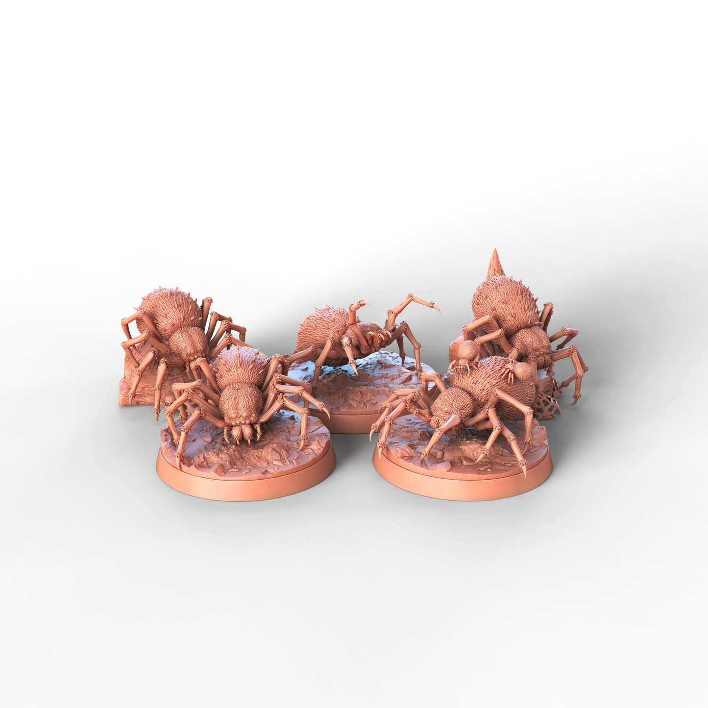 STL Miniatures - Giant Spiders - DnD/TTRPG Figure/Miniature