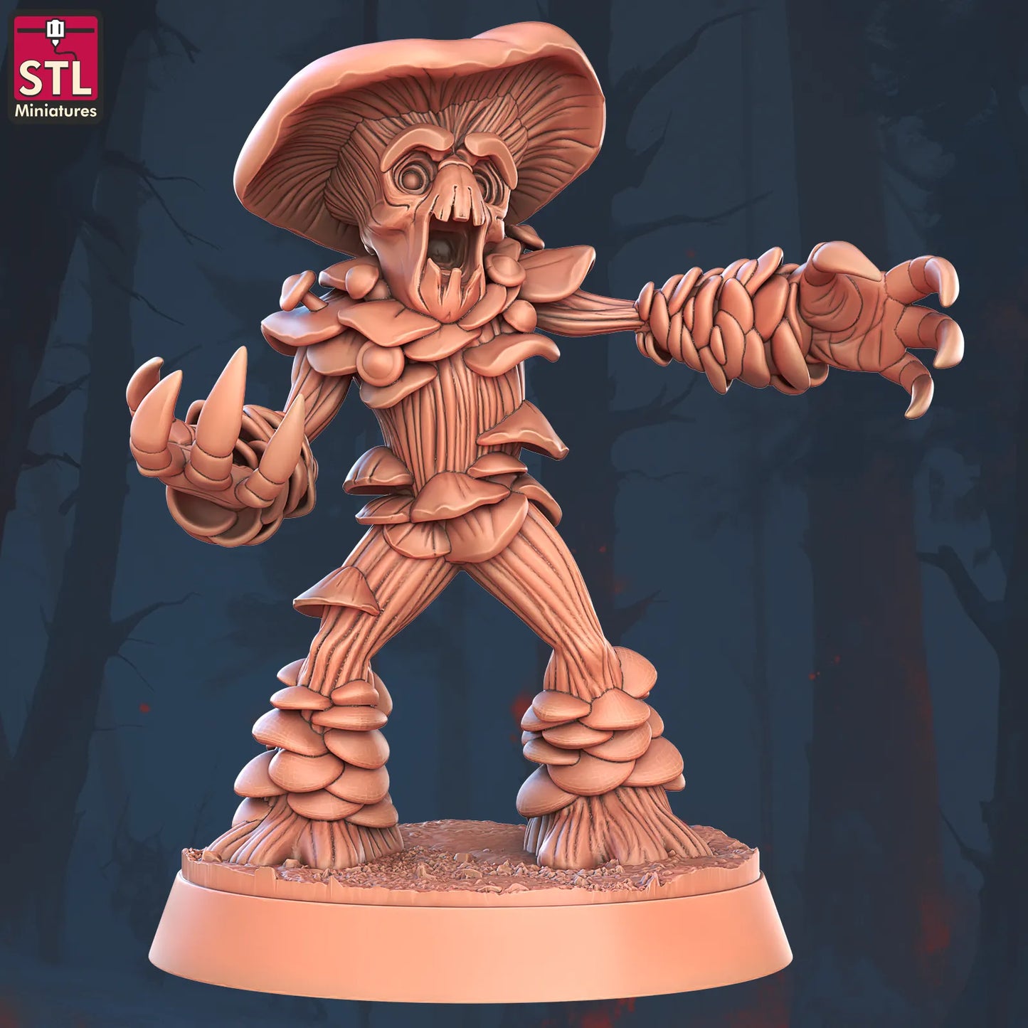 STL Miniatures - Myconids - DnD/TTRPG Figure/Miniature