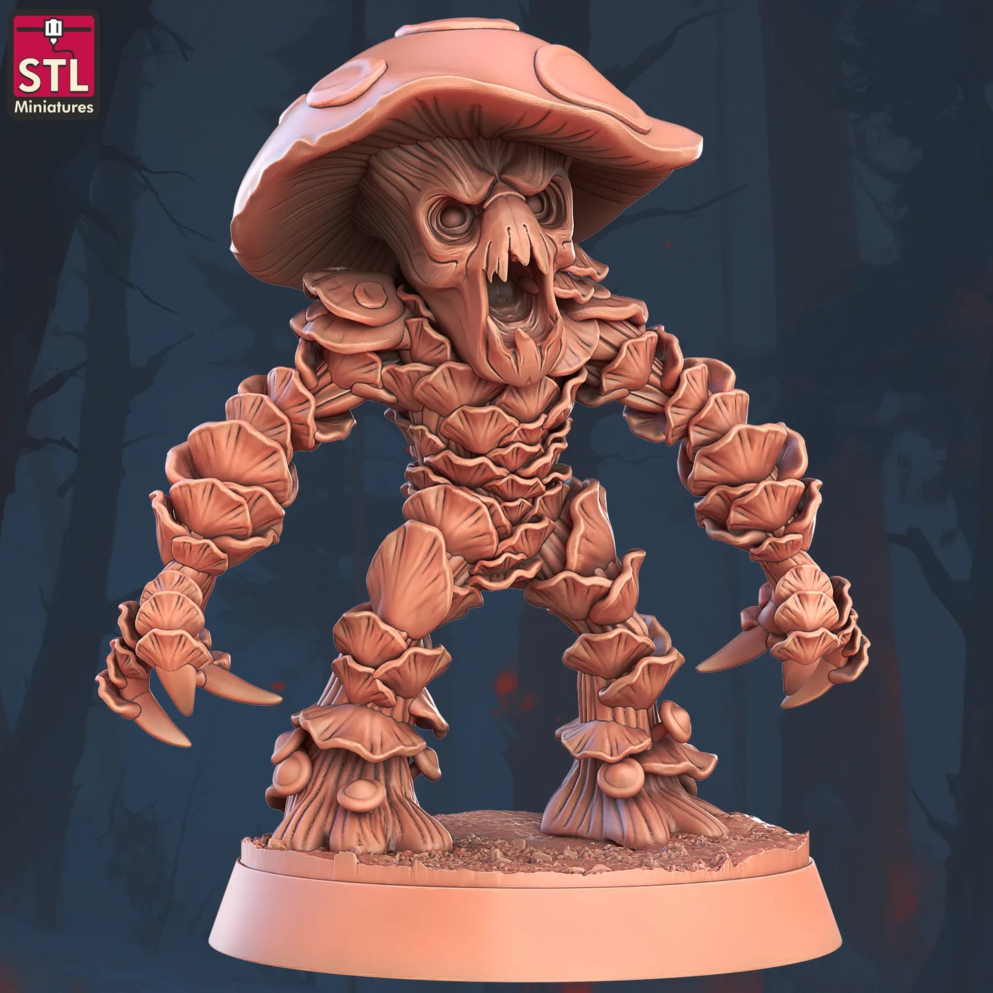 STL Miniatures - Myconids - DnD/TTRPG Figure/Miniature