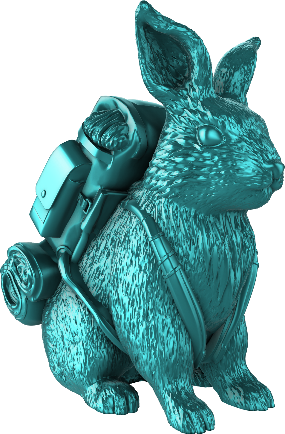 Digital Creative Works - Animal Phone Holder - Rabbit - Prop/Decoration