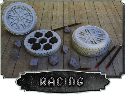 Crosslances - Dice Holder - Racing - DnD/TTRPG/Roleplaying/Wargames