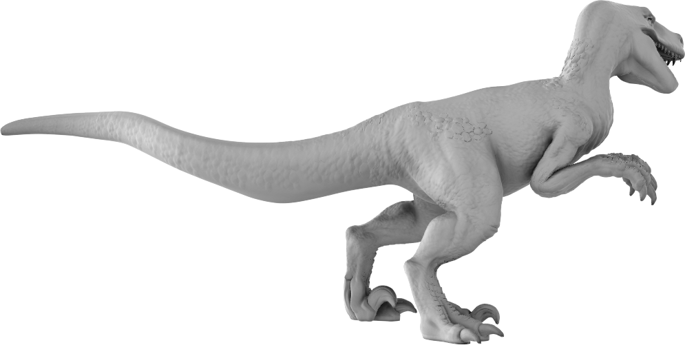 Dinoworld - Kingdoms #2 - Velociraptor #1 - DnD/Pathfinder/TTRPG Figure