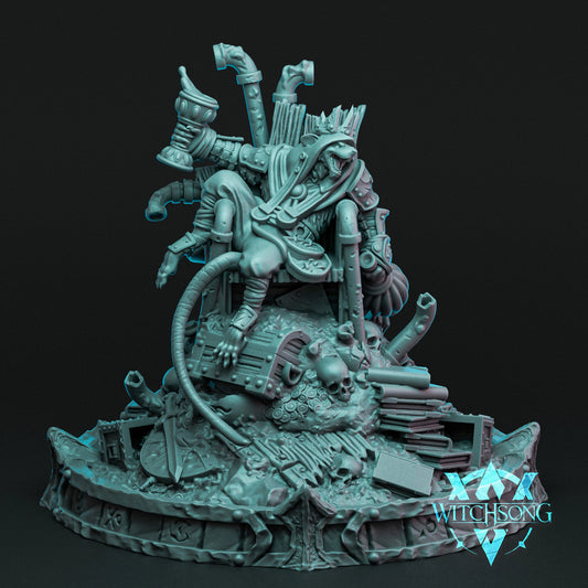 Witchsong Miniatures - Rat King's Throne - DnD/TTRPG Figure/Miniature