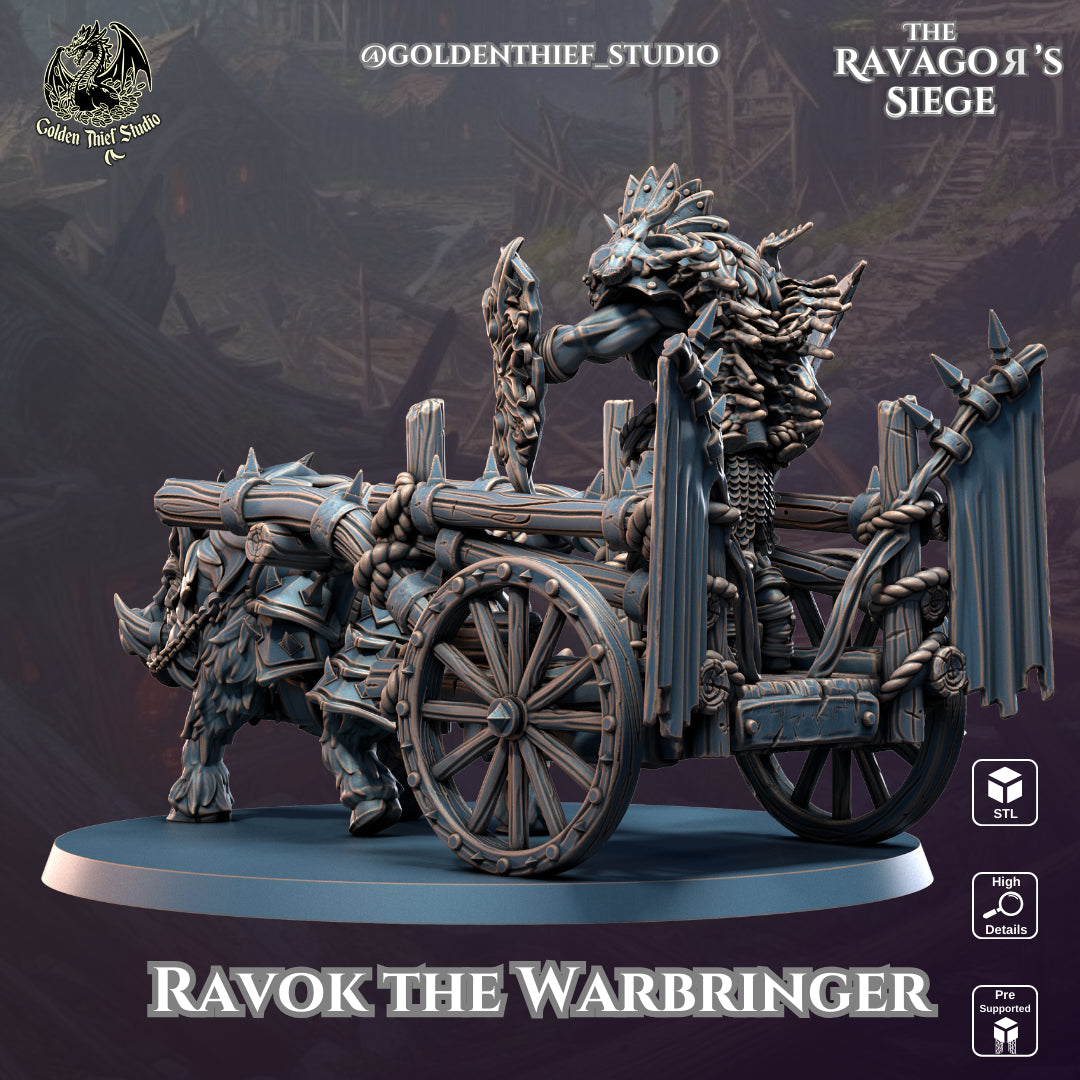 Golden Thief Studio - Gnoll Warbringer - DnD/TTRPG Figure/Miniature